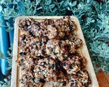 Hình bước làm 3 của món Cookies 🍪 Ngũ cốc trái cây 🍇 🍌 🍎 🍏 🍫