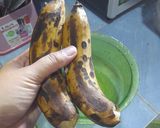 Foto langkah ke 1 dari resep Kue Pisang Kukus Coklat Lumer.