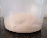 A picture of step 5 of Sourdough Flat bread baked in the pan.