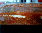 A picture of step 6 of My 3 Layer lasagne 😘.