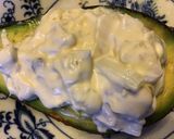 A picture of step 1 of California Farm Seafood in Avocado.