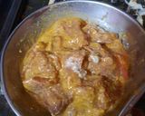 A picture of step 1 of Namkeen gosht.
