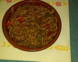 Foto del paso 7 de la receta: Espaguetis con ternera estilo chino