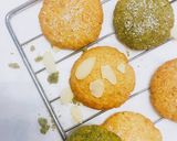 Hình bước làm 6 của món Bánh quy dừa hạnh nhân|Eatclean