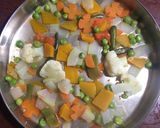 A picture of step 3 of Sago Veg Khichdi.