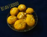 A picture of step 8 of Besan Ladoo.