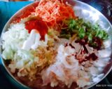 A picture of step 2 of હેલ્થી ટેસ્ટી વેજ ક્લબ સેન્ડવીચ.