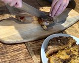 A picture of step 11 of Quite crispy lamb chops.