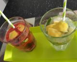 Une image de l'étape 1 de Boisson aux cerises et boisson mojito.