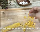 Hình bước làm 3 của món Ăn dặm- Mì trứng tươi - mì Udon cho bé ăn dặm