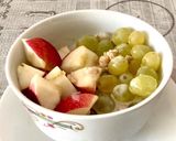 Hình bước làm 3 của món Yến mạch mix hạt và trái cây