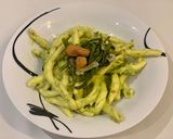 Foto del passaggio 6 della ricetta Maccheroni al ferretto con asparagi e mandorle