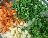 சோயா வெஜ் பிரியாணி ரெசிபி ஸ்டேப் 1 புகைப்படம்