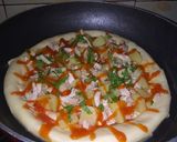 Foto langkah ke 14 dari resep Pizza Teflon homemade.