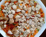 Foto del paso 4 de la receta: Budín de pollo y vegetales