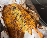 Foto del paso 7 de la receta: Budín de banana con dulce de lechee 🧡