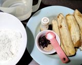 Foto langkah ke 1 dari resep Pisang Goreng Wijen Kismis.