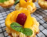 Foto langkah ke 11 dari resep Almond Tartlet (With Fruits).