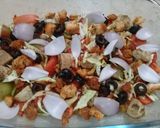 A picture of step 3 of Reverse Puff Pastry Pizza.