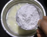 A picture of step 2 of Thandai Rose lassi.