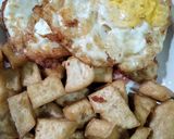 Foto langkah ke 1 dari resep Tahu Telur ceplok.