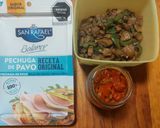 Foto del paso 1 de la receta: Rollitos light de pechuga de pavo con champiñones