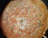 A picture of step 3 of #cabbage omellete.