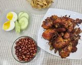Foto langkah ke 11 dari resep Nasi Lemak.