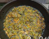 A picture of step 3 of Pyaaz Paalak Pakodi/Spinach Onion Pakodi.