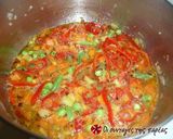 A picture of step 5 of Multicolored giouvetsi.