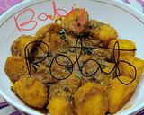 A picture of step 7 of Masala baby potatoes.