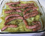 Foto del paso 2 de la receta: Asado oreganado con salchichas al brandy