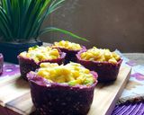 Foto del paso 13 de la receta: Canastitas de RemolaCha- Relleno de choclo 🌽🌽🌽