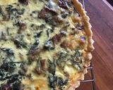 Foto langkah ke 8 dari resep Quiche Lorraine (Quiche Bayam / Pie Gurih).