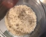 Une image de l'étape 1 de Riz au vin blanc,bouillon de gambas et aneth.