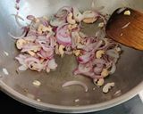 A picture of step 2 of Chhole Masala.