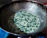 A picture of step 5 of Methi Matar Malai ❤️.