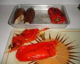 Foto del paso 2 de la receta Espencat de pimientos rojos, berenjenas y bacalao