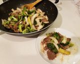 A picture of step 8 of Beef and Broccoli.