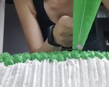 Foto del paso 11 de la receta: Torta de cumple "Cancha de fútbol"