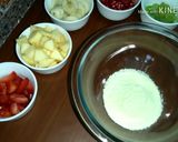 A picture of step 1 of With out cream creamy fruit chaat.