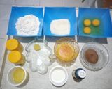 Foto langkah ke 1 dari resep Marmer cake super moist (all in one).