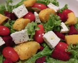 Foto del paso 1 de la receta: Ensalada de mango y queso crema