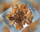A picture of step 3 of Imli chicken.