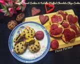A picture of step 12 of Vanilla Heart Cookies & Nutella Stuffed Chocolate Chips Cookies.