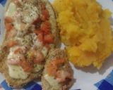 Foto del paso 4 de la receta: Milanesas de berenjena con un puré mixto !!