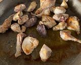 A picture of step 2 of Valencian Paella!!!!.