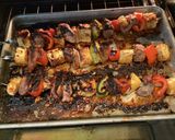 A picture of step 6 of California Farm Kababs with Pineapple and Pork.