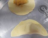 A picture of step 6 of Puranpoli and Puran Karanji.