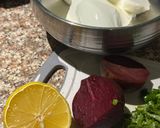 A picture of step 1 of Beetroot Raita.